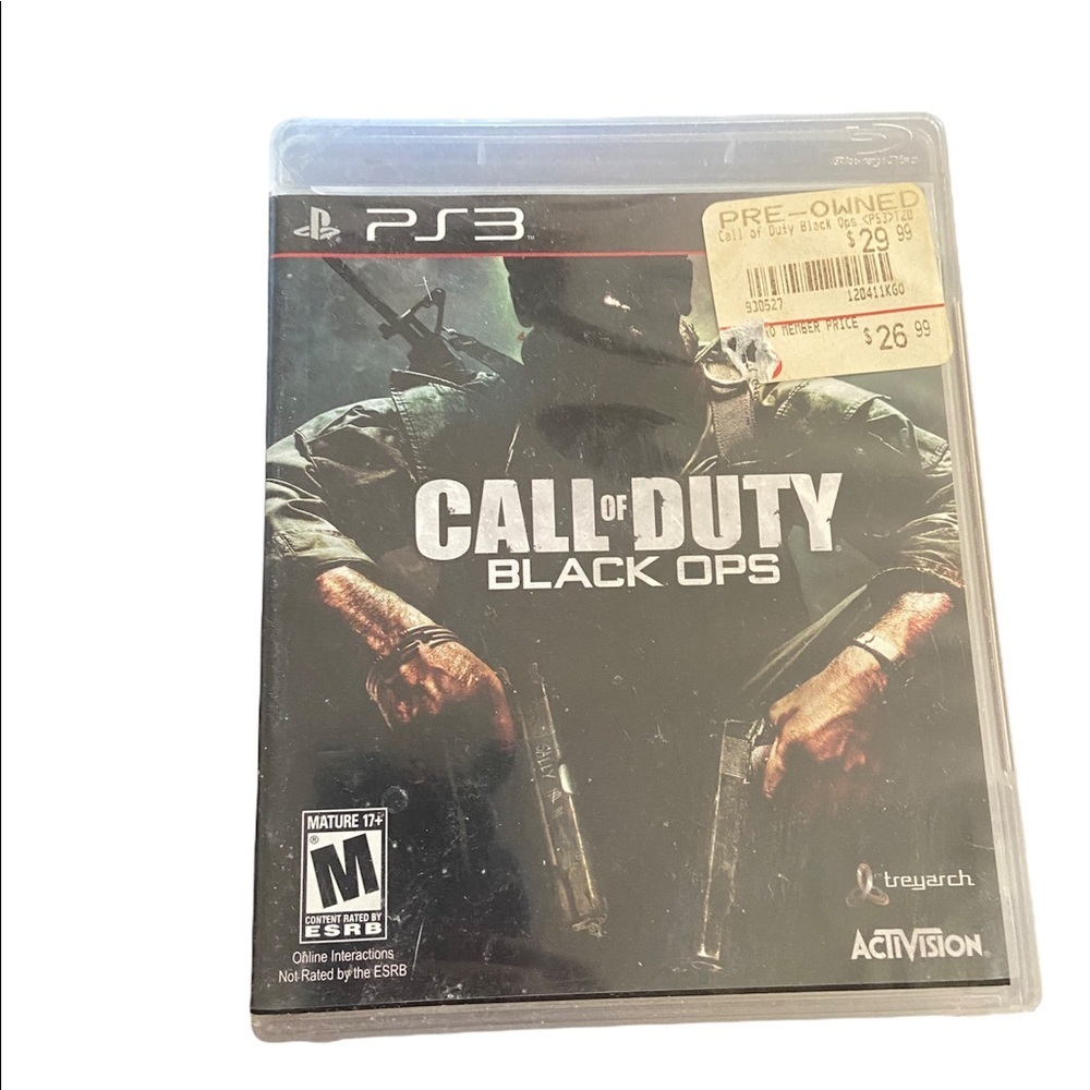 Call of Duty Black Ops Zombie Game Play Station 3 PS3